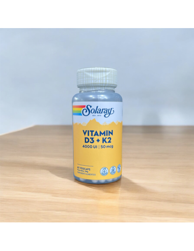 VITAMINA D3 + K2 - SOLARAY