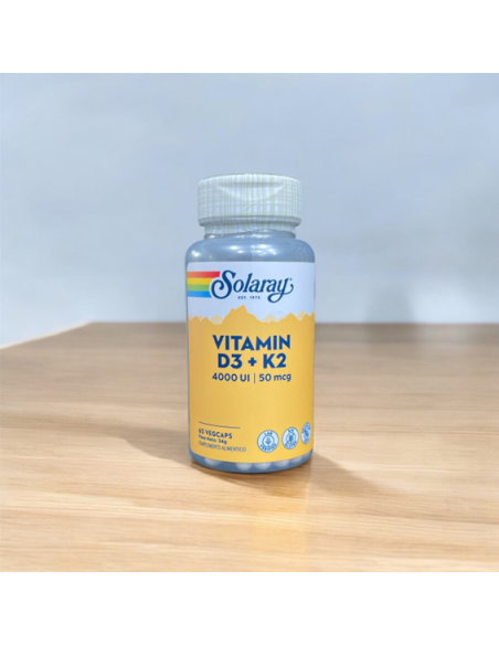 VITAMINA D3 + K2 - SOLARAY